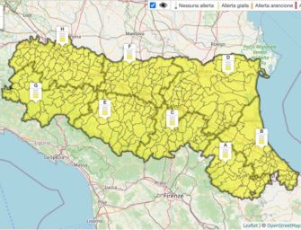 Lunedì 7 settembre allerta gialla per temporali su tutta l’Emilia-Romagna