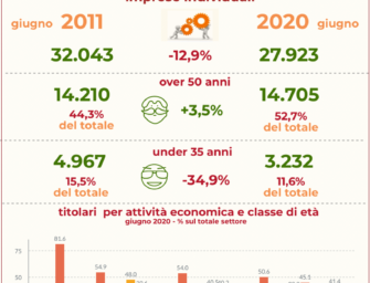 Reggio. Cresce età titolari medie imprese