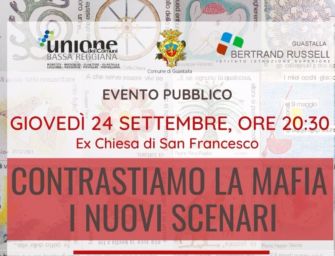 A Guastalla si fa il punto sulle mafie nel corso di una serata dedicata alla legalità