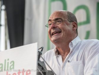 Zingaretti: noi unico argine alle destre