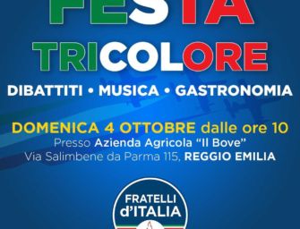 Domenica la festa provinciale di Fratelli d’Italia a Reggio Emilia