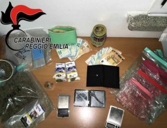 Spaccio, arrestati 2 giovani fidanzati di Bagnolo in Piano