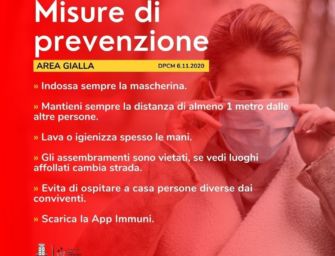 Reggio. Il sindaco Vecchi posta su Fb: siamo nella zona gialla, ma l’emergenza non è finita, anzi. Rispettiamo le regole