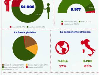 Reggio, imprese rosa: +0,2% in un trimestre