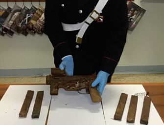 Da un campo nella campagna di San Rigo di pistola mitragliatrice 1940