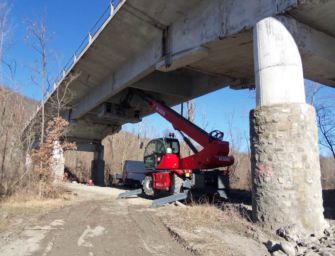 Fondovalle 4, chiude il ponte sullo Scoltenna