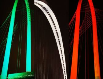 Sabato è la giornata contro la Sla, a Reggio i ponti di Calatrava si tingono di verde