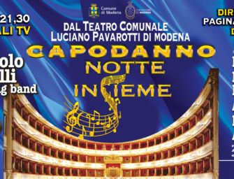 Capodanno a Modena, “Notte insieme nella piazza virtuale”