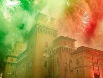 Incendio Castello Estense in diretta