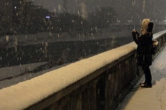 Nevicata e disagi sull’A1 e in via Emilia