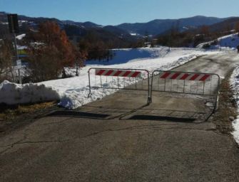 Villa Minozzo, si riattiva la frana. Chiude strada Gova-Morsiano al ponte sul Rio della Costa
