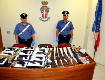 Arsenale di armi rubate a Montecchio, arrestati 3 calabresi