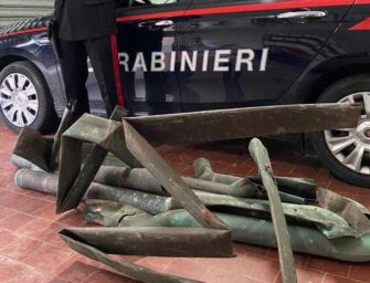 Scandiano. Rubano le gronde in rame dell’asilo, 2 arresti