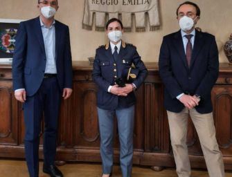 Sindaco di Reggio incontra in Comune il questore e il capo delle volanti della polizia