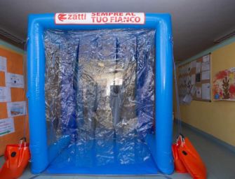 Guastalla. Stanza per abbracci alla casa di riposo