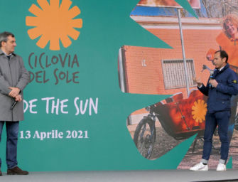 Ciclovia del Sole,  via tratto da Mirandola a Sala Bolognese di 46 km