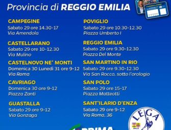 Lega Reggio. Melato: weekend di tesseramento e raccolta a difesa del made in Italy