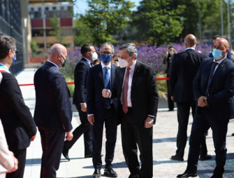 Il premier al Tecnopolo di Bologna