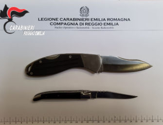 Reggio. Litiga con i condomini, i carabinieri gli trovano due coltelli in tasca: scatta la denuncia