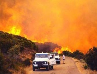 Sardegna a fuoco, già oltre 1.500 sfollati