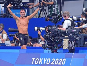 Olimpiadi, medaglia d’argento per Gregorio Paltrinieri negli 800 metri stile libero