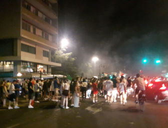 Anche Reggio pazza di gioia per l’Italia