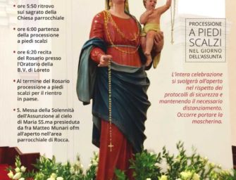 La domenica di Ferragosto la Processione a piedi scalzi di San Michele