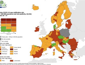 Mappa contagio Ue: Emilia resta arancione