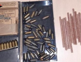 A Baiso ritrovati in un casale oltre 17 kg di esplosivo bellico e munizioni per moschetto