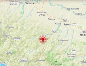 Scossa di terremoto di magnitudo 3.3 nel Parmense. Epicentro a Solignano