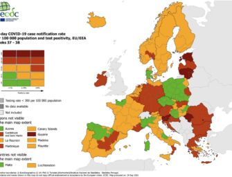 Mappa contagi, migliorano le regioni italiane