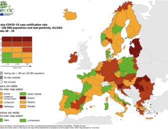 Mappa europea contagi, Emilia arancione