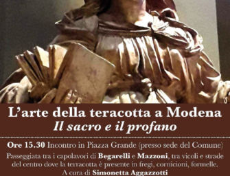Sabato 9 ottobre la passeggiata patrimoniale “L’arte della terracotta a Modena. Il sacro e il profano”