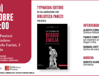 Venerdì 22 ottobre alla biblioteca Panizzi la presentazione del libro “La storia di Reggio Emilia”