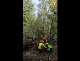 Fungaiolo di 73 anni cade e si infortuna sulle colline di Grizzana Morandi: recuperato con l’elisoccorso