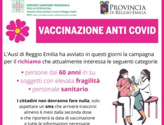 Vaccino, l’Asl di Reggio avvia il richiamo