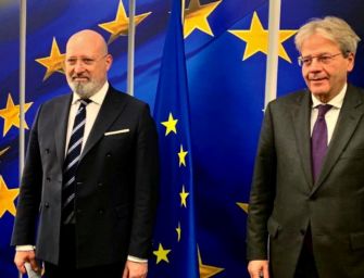 Bonaccini a Bruxelles per i fondi europei
