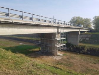 Ponte sul Crostolo tra Guastalla e Gualtieri, da lunedì a senso unico alternato