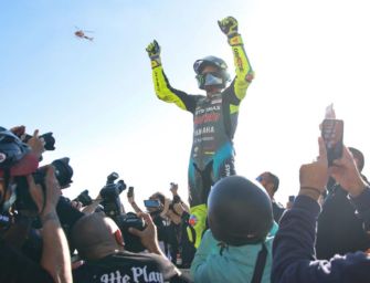 Grande festa per l’ultima gara di Rossi