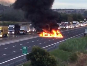 Assalto a un portavalori in A1, 4 fermi