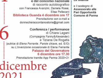 A inizio dicembre a Parma doppio appuntamento per “Donne che raccontano storie”