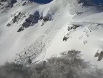 Valanga in Abetone, salvo lo sciatore