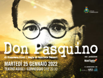 Martedì 25 gennaio al teatro Asioli di Correggio lo spettacolo “Don Pasquino”