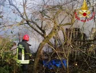 Fuoco  a Gavassa, tre famiglie sfollate