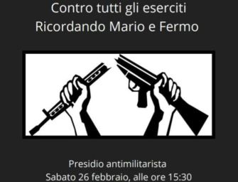 Antimilitaristi reggiani contro la guerra