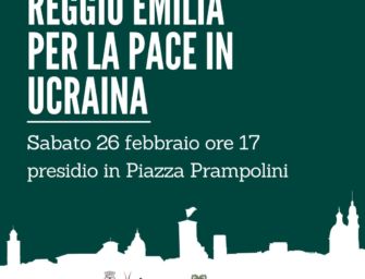 Reggio Emilia scende in piazza per la pace in Ucraina