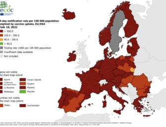 Mappa Ecdc dei contagi Covid, dopo tre mesi in Italia rispunta una regione non rossa