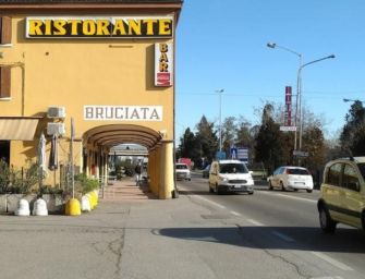 Lavori stradali in via Emilia alla Bruciata