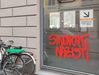 Reggio, vandalizzate le sedi dei sindacati. Il sindaco: sono sempre gli stessi