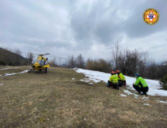 Un 28enne reggiano salvato con l’elicottero sul Cusna